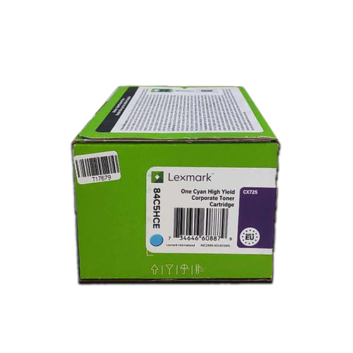 Lexmark 84C5HCE Cyan Original Toner - CX725 - 1
