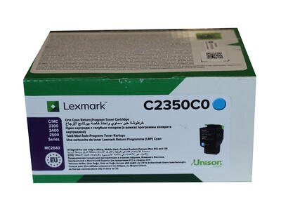 Lexmark C2350C0 Mavi Orjinal Toner - C2240 / C2325dw (T12862) - LEXMARK