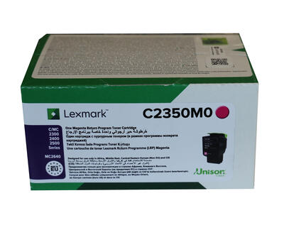 Lexmark C2350M0 Magenta Original Toner - C2240 / C2325dw - LEXMARK