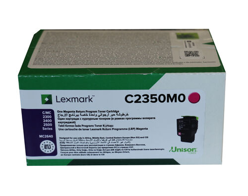 Lexmark C2350M0 Kırmızı Orjinal Toner - C2240 / C2325dw (T12863) - 1
