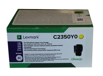Lexmark C2350Y0 Yellow Original Toner - C2240 / C2325dw - LEXMARK
