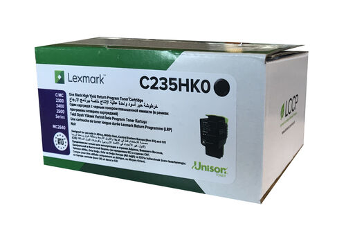 Lexmark C235HK0 Siyah Orjinal Toner - C2240 / C2325dw (T12869)