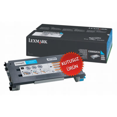 LEXMARK - Lexmark C500H2CG Cyan Original Toner - C500N (Without Box)