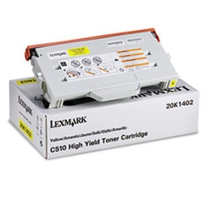 Lexmark C510 Yellow Original Toner / Lexmark 20K1402