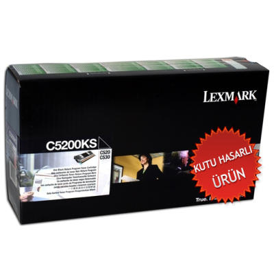 LEXMARK - Lexmark C5200KS Black Original Toner - C522 / C524 (Damaged Box)