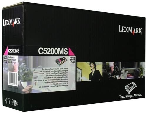 Lexmark C5200MS Kırmızı Orjinal Toner - C520 / C530 - 1