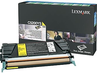 Lexmark C5200YS Yellow Original Laser Toner - C522 / C524
