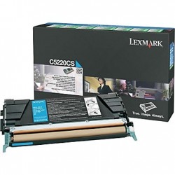 LEXMARK - Lexmark C5220CS Cyan Color Original Laser Toner - C522 / C524