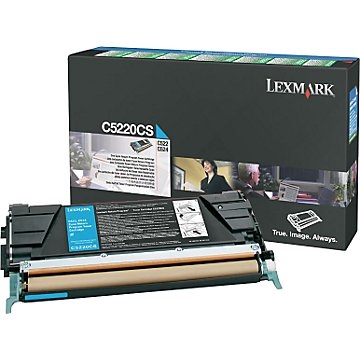Lexmark C5220CS Cyan Color Original Laser Toner - C522 / C524
