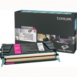 LEXMARK - Lexmark C5220MS Magenta Color Original Laser Toner - C522 / C524