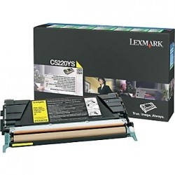 LEXMARK - Lexmark C5220YS Yellow Color Original Laser Toner - C522 / C524