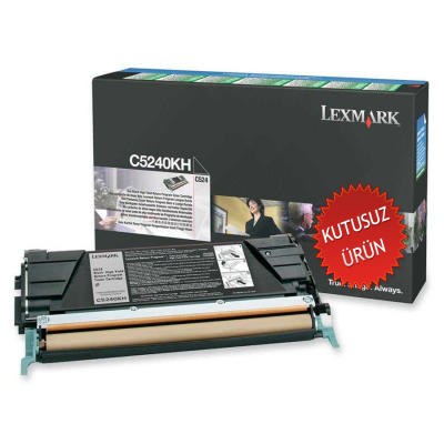 LEXMARK - Lexmark C5240KH Black Original Toner - C524 / C534 (Without Box)