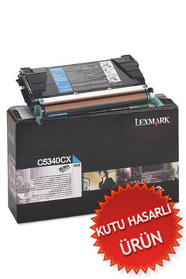 LEXMARK - Lexmark C5340CX Cyan Original Toner - C524 / C534 (Damaged Box)