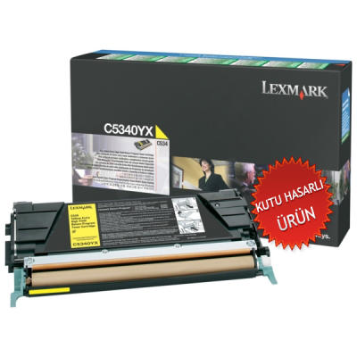 LEXMARK - Lexmark C5340YX Yellow Original Toner - C524 / C534 (Damaged Box)