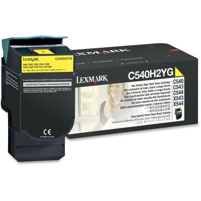 Lexmark C540H2YG Sarı Orjinal Toner Yüksek Kapasiteli - C540DW / C543dn - 2