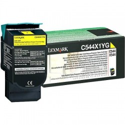 LEXMARK - Lexmark C544X1YG Yellow Original Toner - C540 / C544 