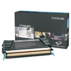 LEXMARK - Lexmark C734A2KG Black Original Toner - C734 / C736 