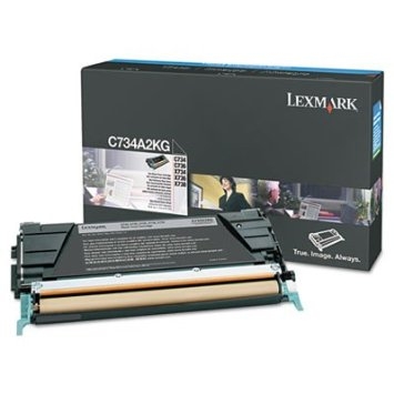 Lexmark C734A2KG Black Original Toner - C734 / C736 