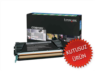 LEXMARK - Lexmark C736H1KG Black Original Toner - C736 / X736 (U)