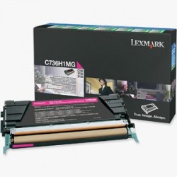 LEXMARK - Lexmark C736H1MG Magenta Original Toner - C736 / X736 / X738