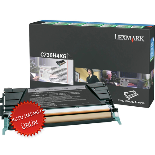 Lexmark C736H4KG Black Original Toner High Capacity - C736dn (Damaged Box)