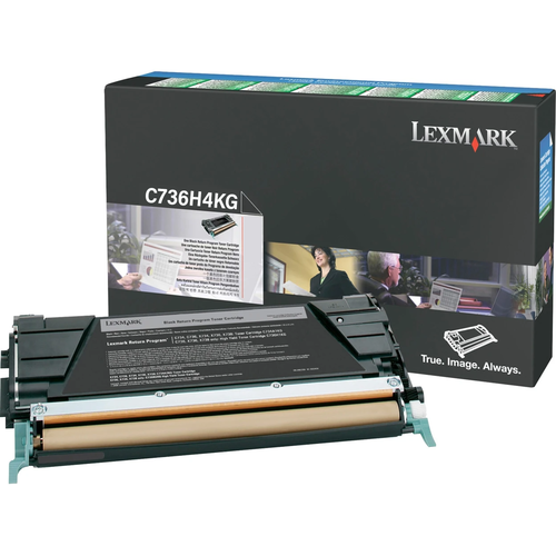 Lexmark C736H4KG Black Original Toner High Capacity - C736dn