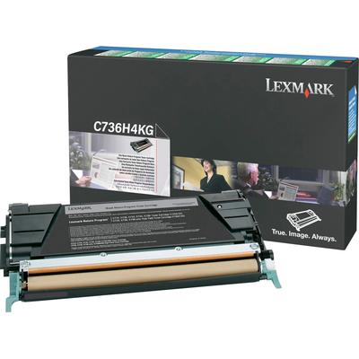 LEXMARK - Lexmark C736H4KG Siyah Orjinal Toner Yüksek Kapasite - C736dn