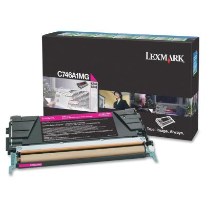 LEXMARK - Lexmark C746A1MG Magenta Original Toner - C746 / C748 