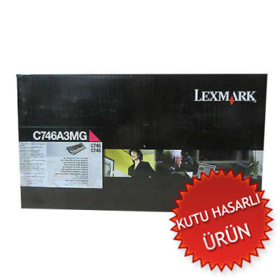 LEXMARK - Lexmark C746A3MG Kırmızı Orjinal Toner - C746 / C748 (C) (T11091)
