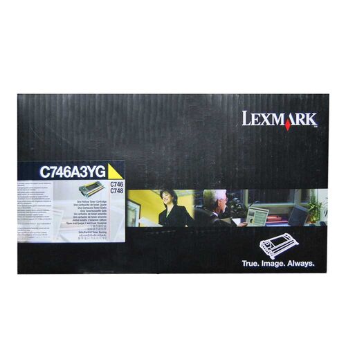 Lexmark C746A3YG Yellow Original Toner - C746 / C748 