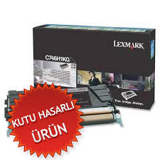 LEXMARK - Lexmark C746H1KG Black Original Toner Hıght Capacity (Damaged Box)