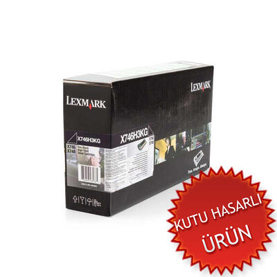 LEXMARK - Lexmark C746H3KG Black Original Toner High Capacity - C746 / C748 (Damaged Box)