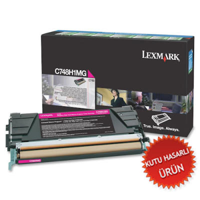 LEXMARK - Lexmark C748H1MG Magenta Original Toner - C748de (Damaged Box)