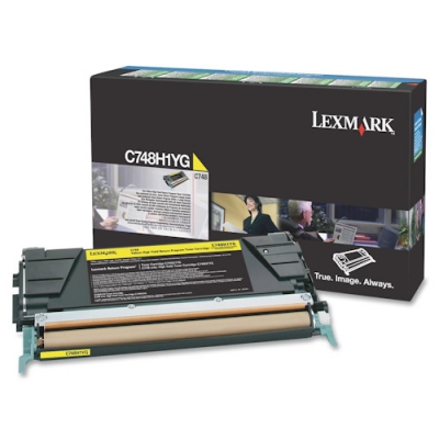 LEXMARK - Lexmark C748H1YG Yellow Original Toner - C748de / C748e
