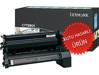 LEXMARK - Lexmark C7700KH Black Original Toner High Capacity - C770 / C772 (Damaged Box)