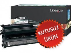 LEXMARK - Lexmark C7700KH Siyah Orjinal Toner Yüksek Kapasite - C770 / C772 (U) (T5119)