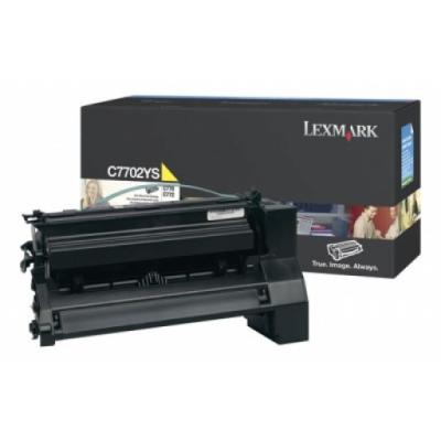 Lexmark C7702YS Yellow Original Toner - C770 / C772 - LEXMARK