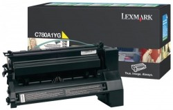 LEXMARK - Lexmark C780A1YG Yellow Original Toner - C780/C782
