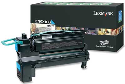 LEXMARK - Lexmark C792X1CG Cyan Original Toner High Capacity - C792
