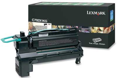 LEXMARK - Lexmark C792X1KG Black Original Toner High Capacity - C792