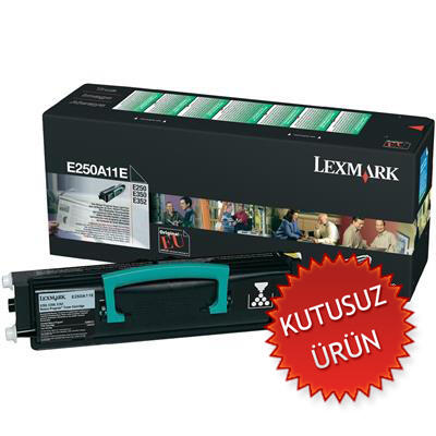LEXMARK - Lexmark E250A11E Black Original Toner - E250 (Without Box)