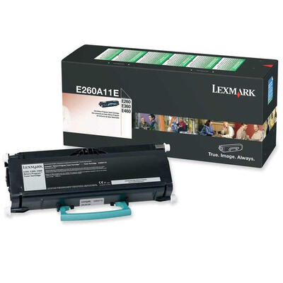 LEXMARK - Lexmark E260 E260A11E Black Original Laser Toner