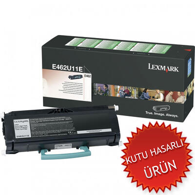 LEXMARK - Lexmark E462U11E Black Original Toner Extra High Capacity - E462dtn (Without Box)