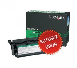 LEXMARK - Lexmark T654 T654X80G Siyah Orjinal Toner (U) (T3671)