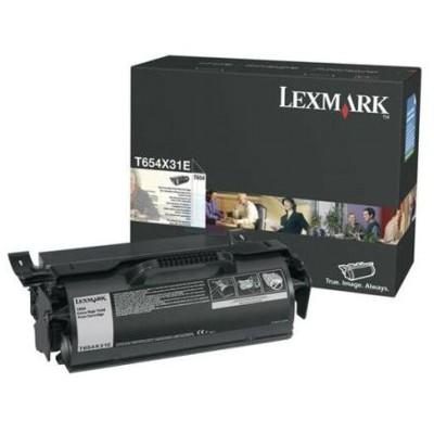Lexmark T654X31E Black Original Toner High Capacity - T654 - LEXMARK