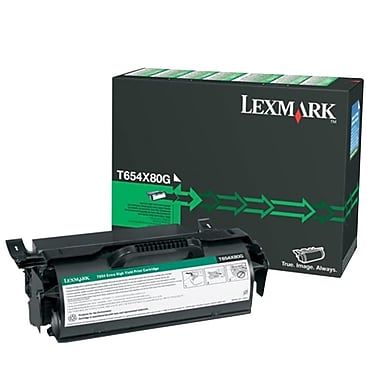 Lexmark T654X80G Black Original Toner - T654 