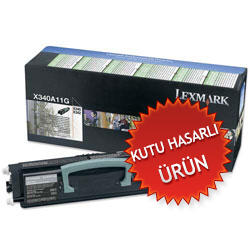 LEXMARK - Lexmark X340A11G Black Laser Toner - X340 (Damaged Box)
