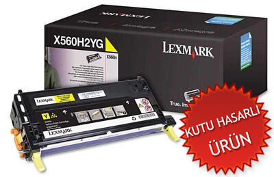 LEXMARK - Lexmark X560H2YG Yellow Original Toner - X560N (Damaged Box)
