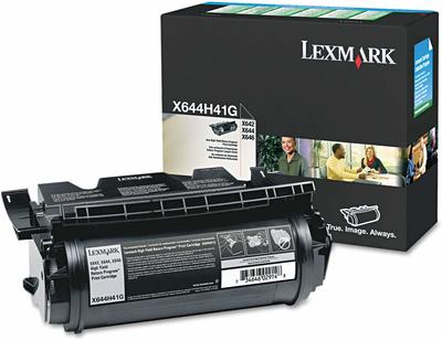 LEXMARK - Lexmark X644H41G Siyah Orjinal Toner Yüksek Kapasite - X642 / X644 (T12057)