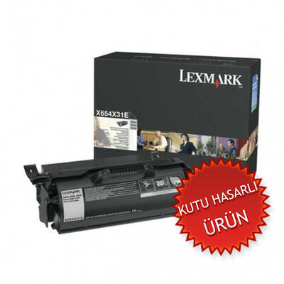 LEXMARK - Lexmark X654X31E Original Toner - X654 / X656 / X658 (Damaged Box)